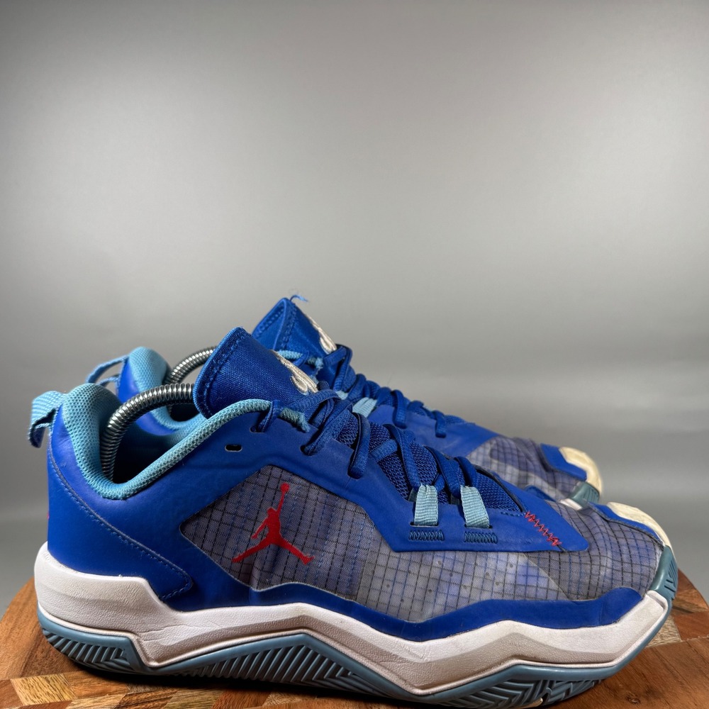 Jordan One Take 4 Game Royal Basketball Shoes Men's Size 9 Blue Red Sneakers